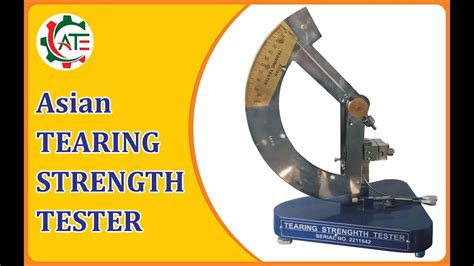 tearing strength tester ametek|what is tear strength.